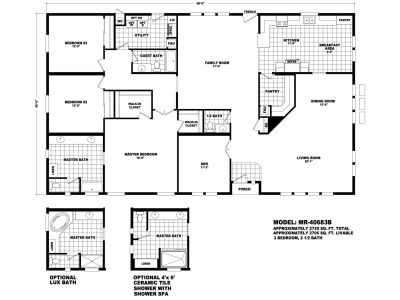 Homes Direct Modular Homes - Model MR40683B