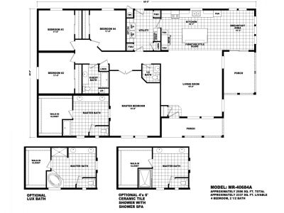 Homes Direct Modular Homes - Model MR40684A