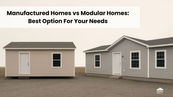 Manufactured Homes vs Modular Homes: Best Option For Your Needs