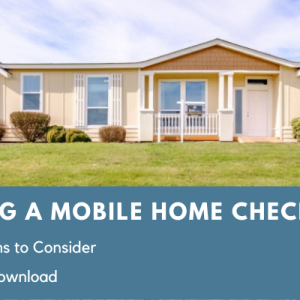 How much do you have to put down on a manufactured home hotsell