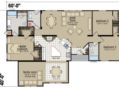 Homes Direct Modular Homes - Model CM7623U