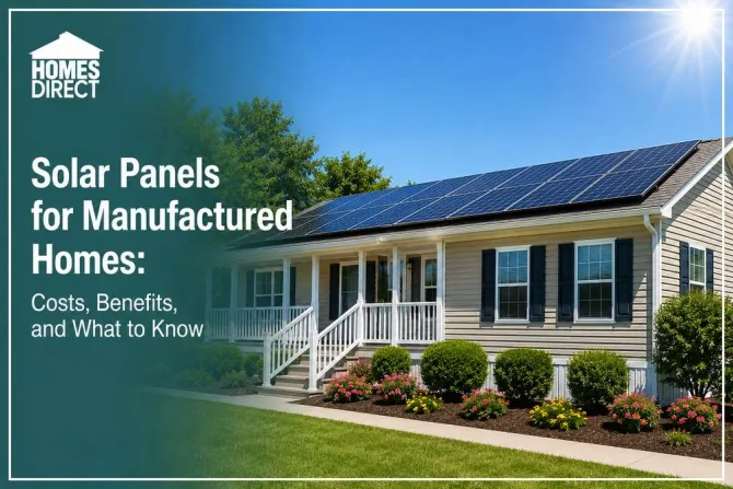 Solar Panels for Manufactured Homes: Costs, Benefits, and What to Know