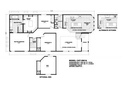 Homes Direct Modular Homes - Model CAT2861A