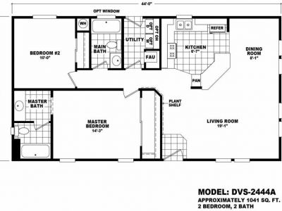 Homes Direct Modular Homes - Model Value 2444A