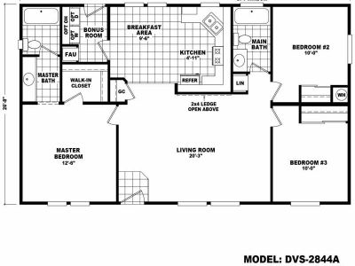 Homes Direct Modular Homes - Model Value 2844A