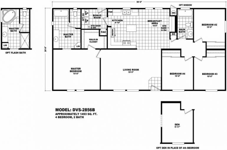 Homes Direct Modular Homes - Model Value 2856B