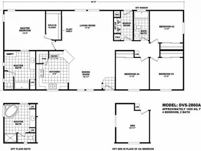 Homes Direct Modular Homes - Model Value 2860A