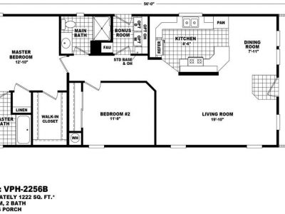 Homes Direct Modular Homes - Model Value Porch 2256B