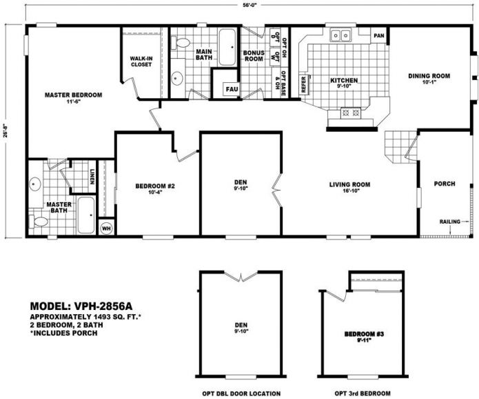 Homes Direct Modular Homes - Model Value Porch 2856A