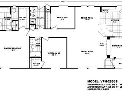 Homes Direct Modular Homes - Model Value Porch 2856B