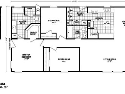 Homes Direct Modular Homes - Model Value Porch 2858A