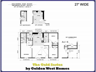 Homes Direct Modular Homes - Model Golden Series 401F