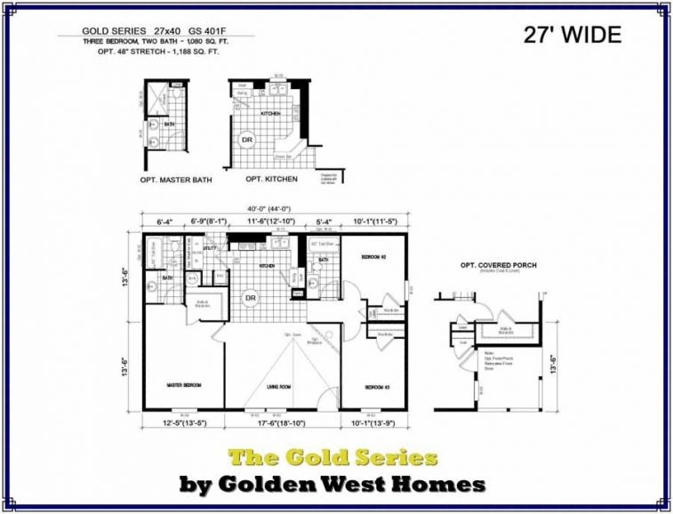 Homes Direct Modular Homes - Model Golden Series 401F
