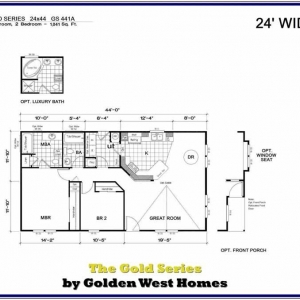 Golden West (Albany, OR) 2 Bedroom Manufactured Home ...