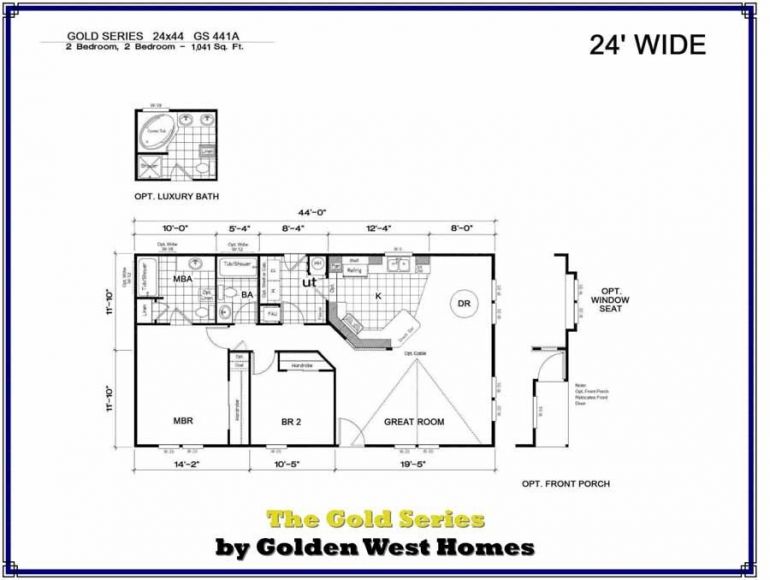 Homes Direct Modular Homes - Model Golden Series 441A