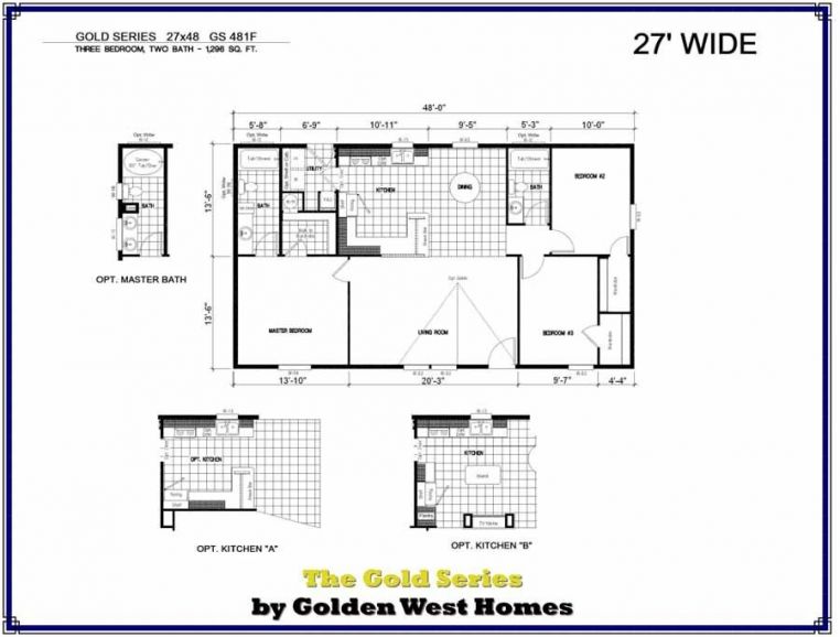 Homes Direct Modular Homes - Model Golden Series 481F