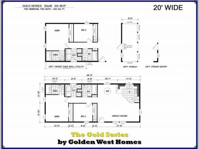 Homes Direct Modular Homes - Model Golden Series 481P