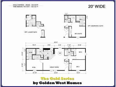 Homes Direct Modular Homes - Model Golden Series 521P