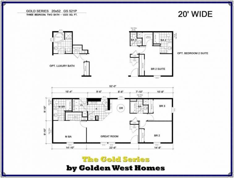 Homes Direct Modular Homes - Model Golden Series 521P