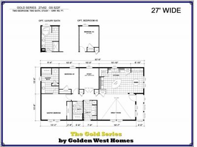 Homes Direct Modular Homes - Model Golden Series 522F