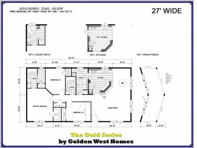 Homes Direct Modular Homes - Model Golden Series 523F