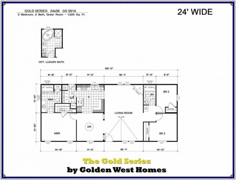 Homes Direct Modular Homes - Model Golden Series 561A