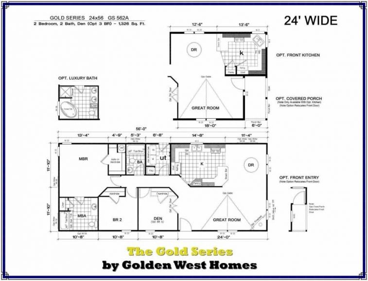 Homes Direct Modular Homes - Model Golden Series 562A
