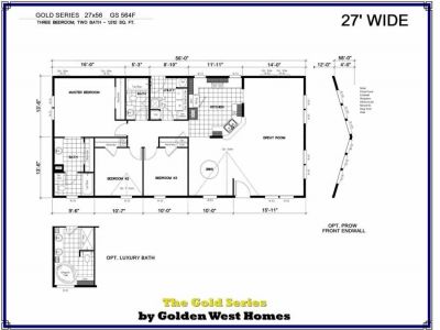 Homes Direct Modular Homes - Model Golden Series 564F