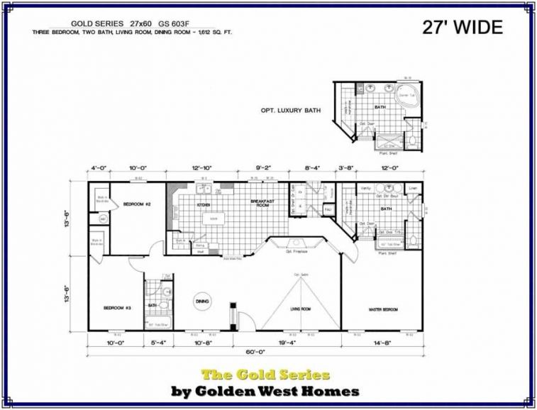 Homes Direct Modular Homes - Model Golden Series 603F