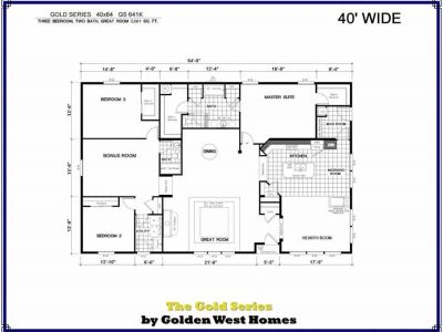 Homes Direct Modular Homes - Model Golden Series 641K