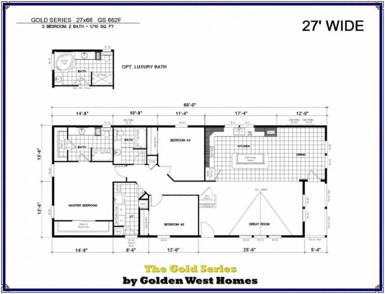 Homes Direct Modular Homes - Model Golden Series 662F
