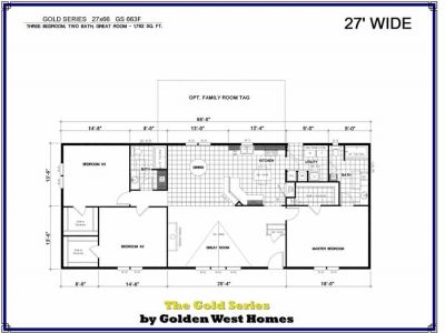Homes Direct Modular Homes - Model Golden Series 663F