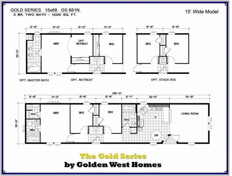 Homes Direct Modular Homes - Model Golden Series 681N