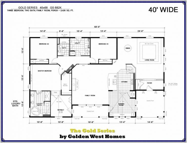 Homes Direct Modular Homes - Model Golden Series 682K