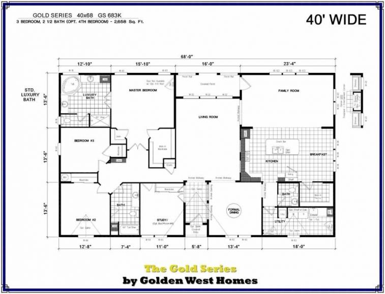 Homes Direct Modular Homes - Model Golden Series 683K