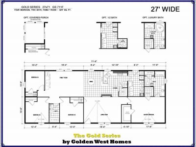 Homes Direct Modular Homes - Model Golden Series 711F