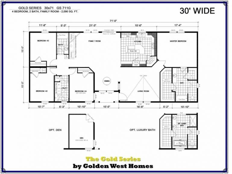 Homes Direct Modular Homes - Model Golden Series 711G