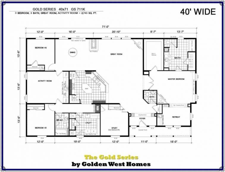 Homes Direct Modular Homes - Model Golden Series 711K
