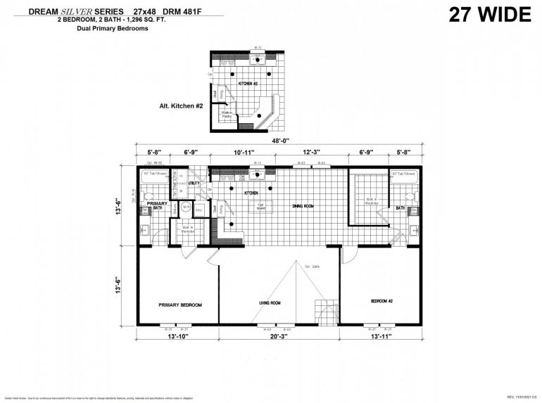 Homes Direct Modular Homes - Model DRM481F