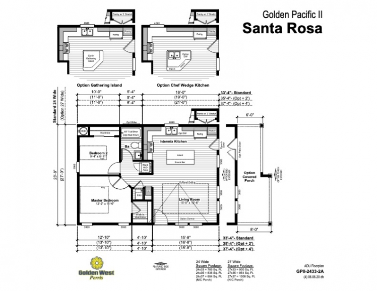 Golden West (California) 2 Bedroom Manufactured Home Santa Rosa for