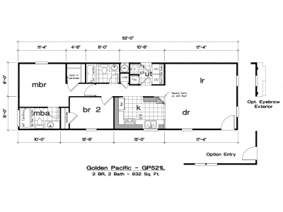 Golden West 2 Bedroom Manufactured Homes Near Me Homes