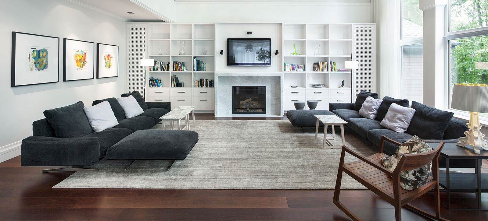 custom living room renovations