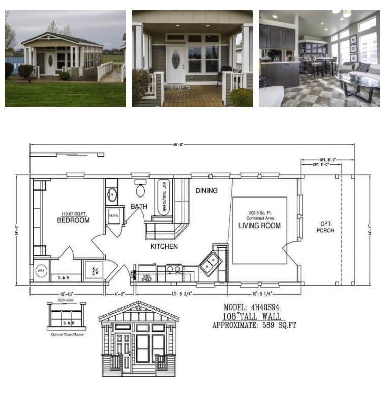 Bedroom manufactured home floor plans_Paradise