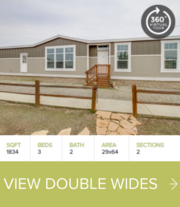 Double Wide Manufactured (Mobile) Homes