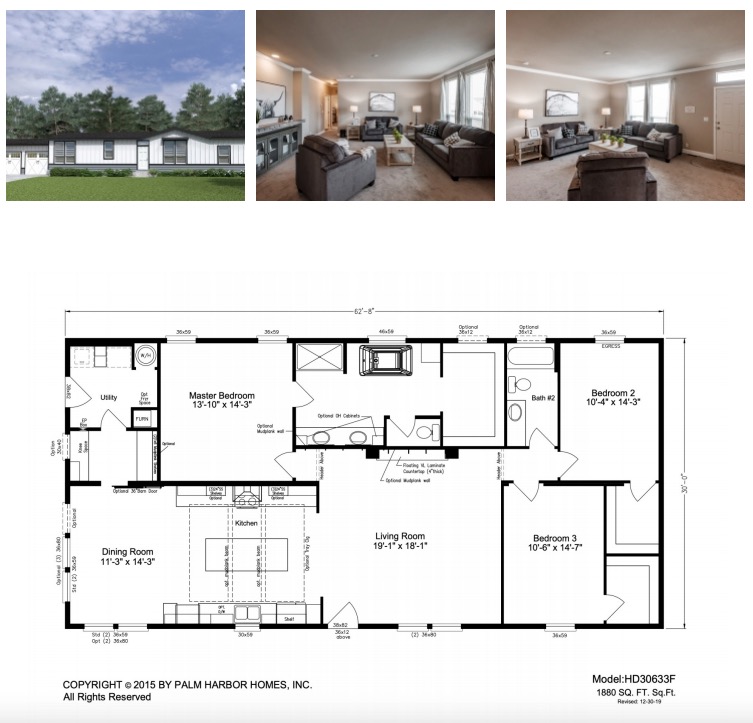 Farmhouse manufactured home floor plans