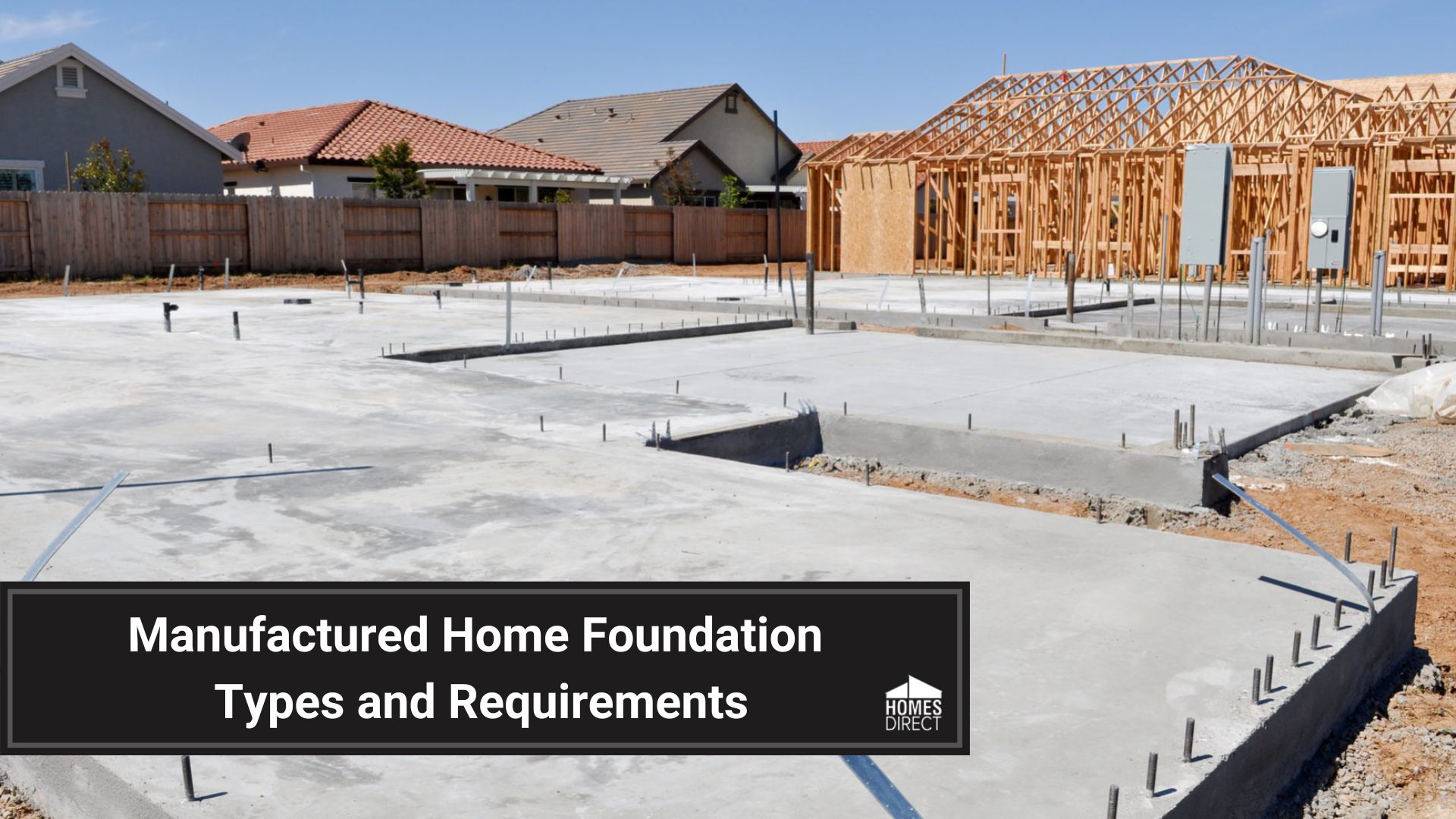 Foundation of a Manufactured Home, Manufactured Home Foundation 