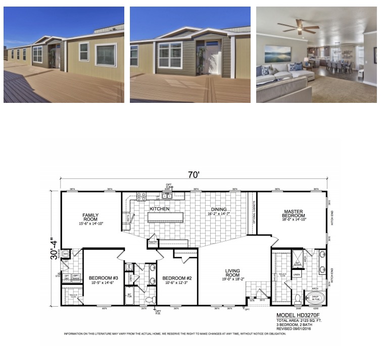 three bedroom manufactured home floor plans_Maple