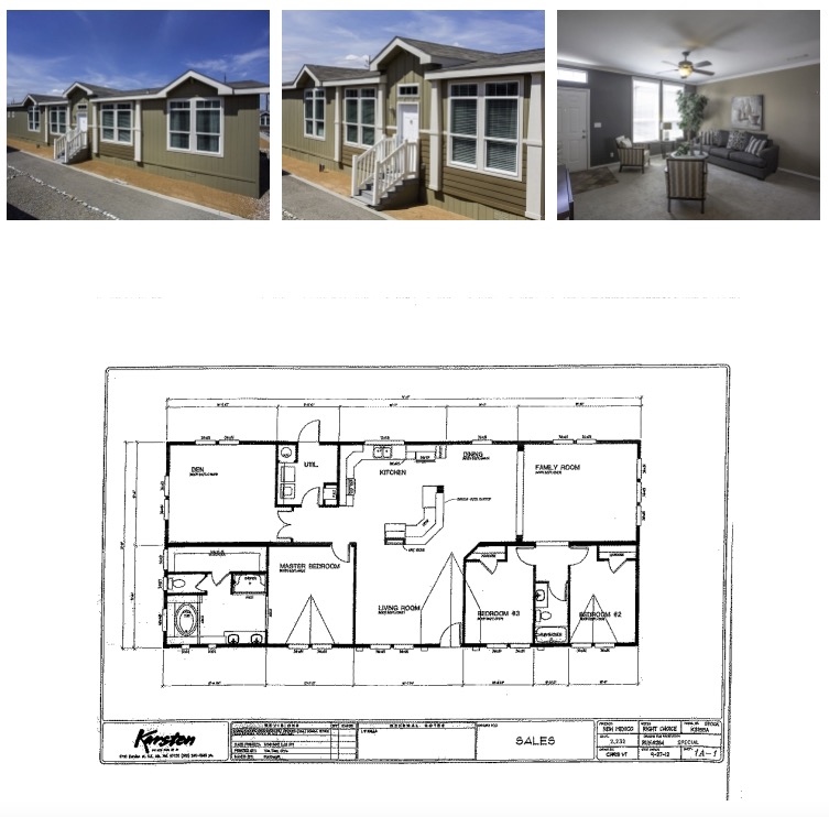three bedroom manufactured home floor plans_RC3172A Home